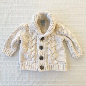 Baby Gap Cable Knit Cardigan Sweater • 3-6 Months